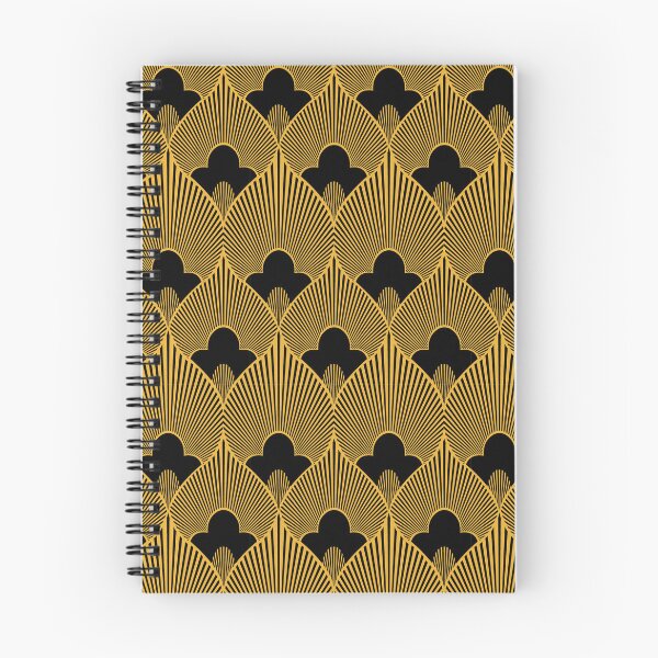 Item preview, Art Deco Pattern in Gold-Hues and Jet Black designed and sold by DEC02.