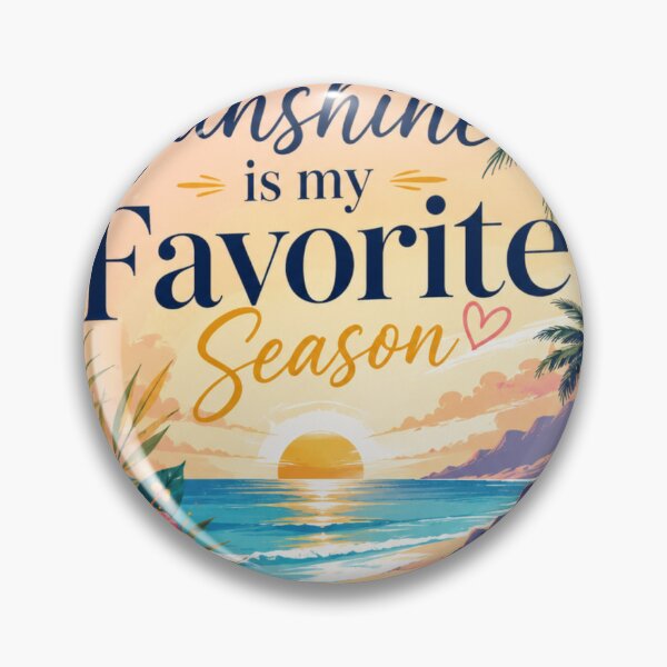 Item preview, Sunshine Is My Favorite Season | Tropical Summer Design designed and sold by Artist heart studio.