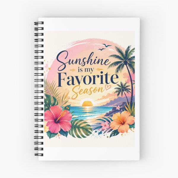 Item preview, Sunshine Is My Favorite Season | Tropical Summer Design designed and sold by Artist heart studio.