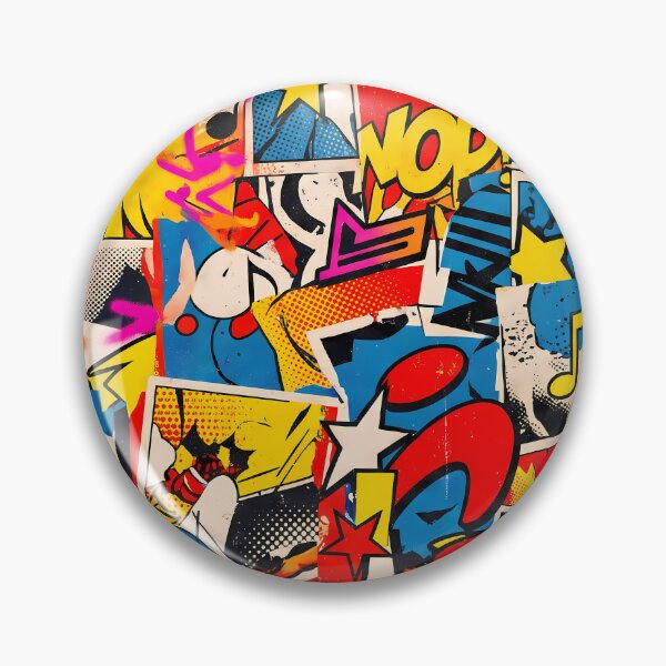 Item preview, 6 White Black Yellow Blue Red Orange Green designed and sold by ART ATTACK ZONE.