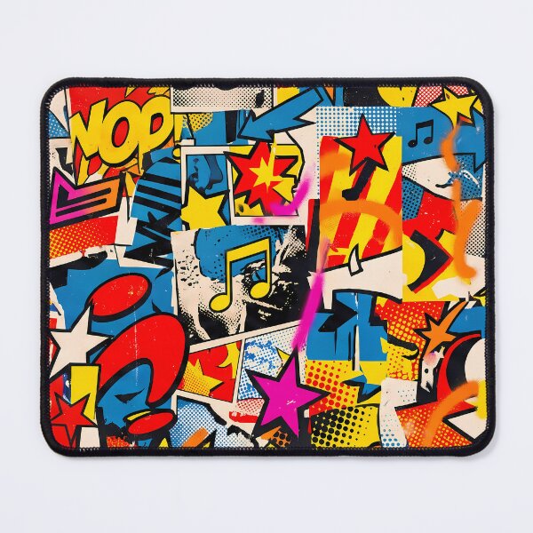 Item preview, 6 White Black Yellow Blue Red Orange Green designed and sold by ART ATTACK ZONE.