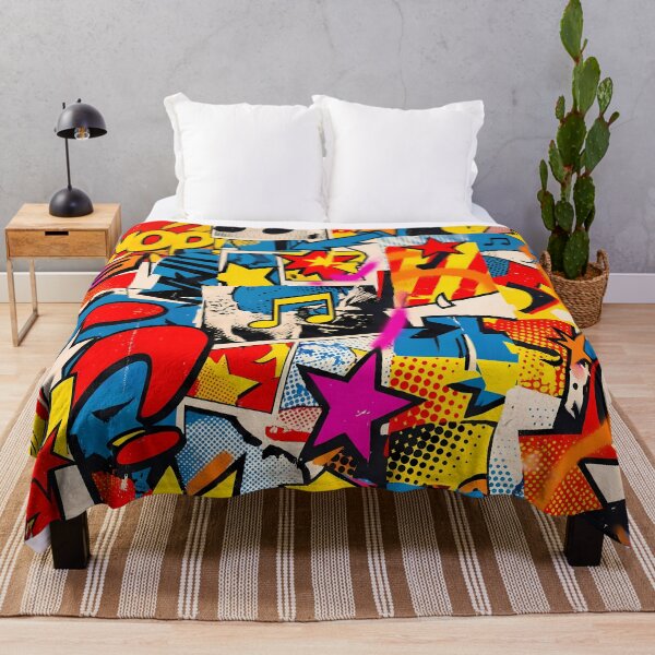 Item preview, 6 White Black Yellow Blue Red Orange Green designed and sold by ART ATTACK ZONE.