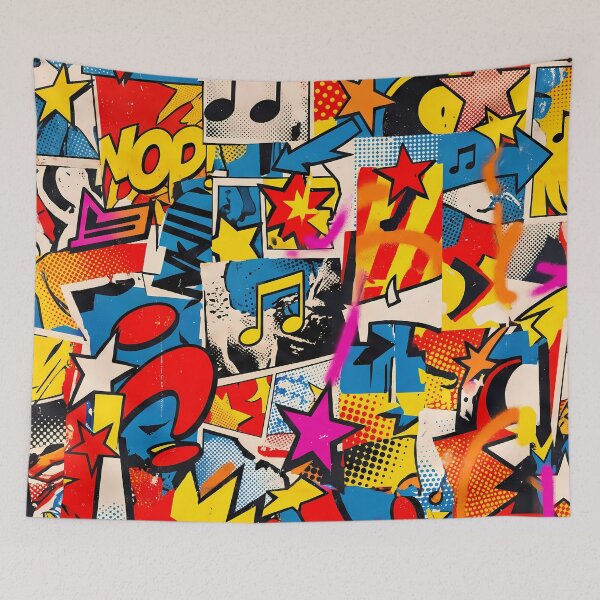 Item preview, 6 White Black Yellow Blue Red Orange Green designed and sold by ART ATTACK ZONE.