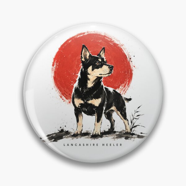 Item preview, Lancashire Heeler Japanese Sumi-e Art designed and sold by Abidel.