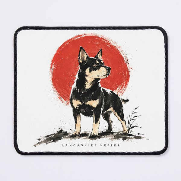 Item preview, Lancashire Heeler Japanese Sumi-e Art designed and sold by Abidel.