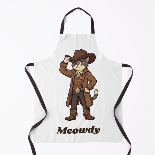 Item preview, Meowdy Cowboy Cat - Funny Western Sheriff Kitten Design designed and sold by StellarPro.