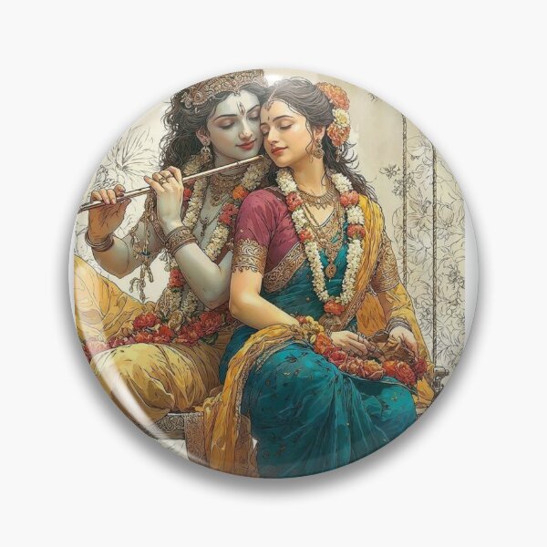 Item preview, Radha Kishna painting designed and sold by GoddessParvatiSati.