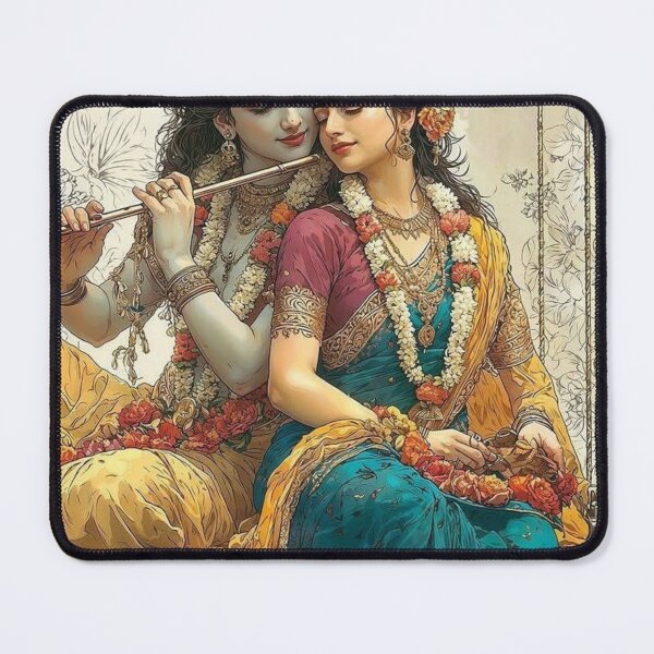 Item preview, Radha Kishna painting designed and sold by GoddessParvatiSati.
