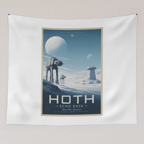 Item preview, Hoth Echo Base  designed and sold by FrontierCosmic.