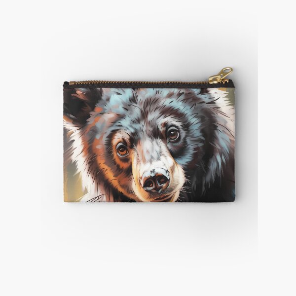 Item preview, Black Bear Cub Oil Painting Portrait designed and sold by SellingWSarah17.