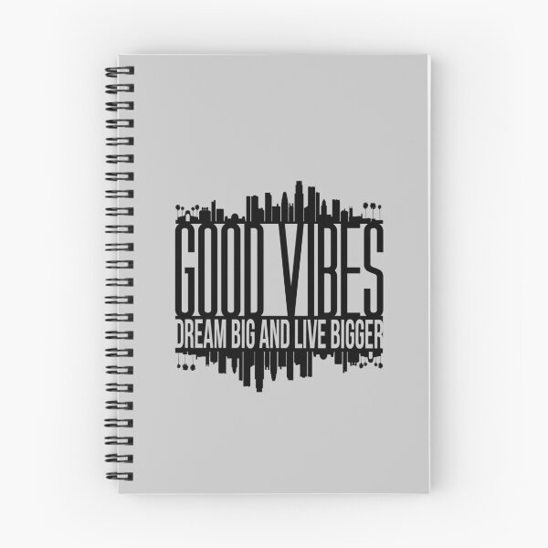 Item preview, Good Vibes City Skyline Motivational Quote designed and sold by The secret storage room.