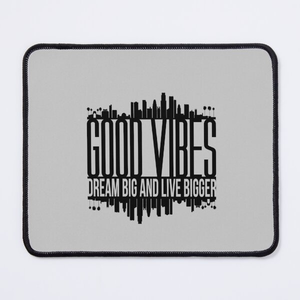Item preview, Good Vibes City Skyline Motivational Quote designed and sold by The secret storage room.