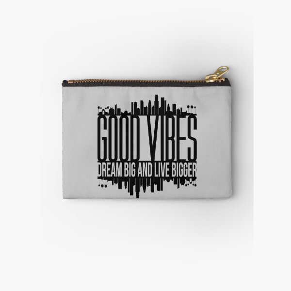 Item preview, Good Vibes City Skyline Motivational Quote designed and sold by The secret storage room.