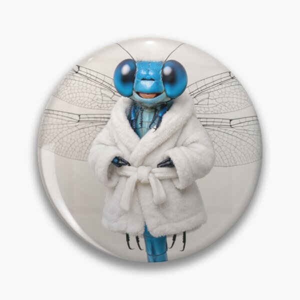 Item preview, Cozy Bathrobe Blue Dragonfly designed and sold by Sillytoe.