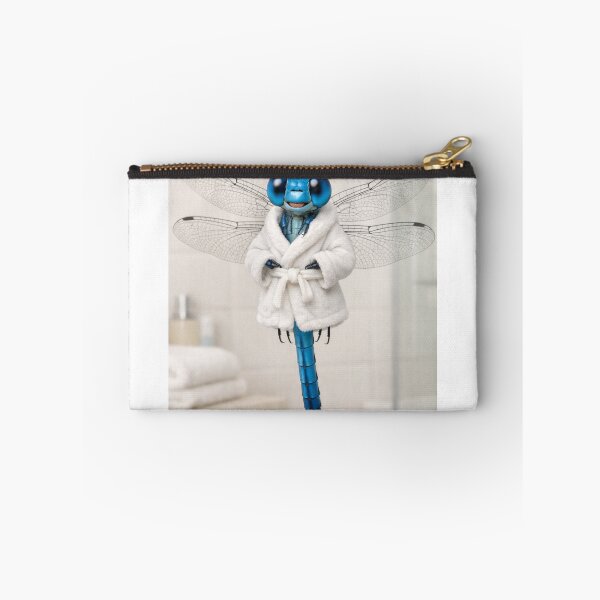 Item preview, Cozy Bathrobe Blue Dragonfly designed and sold by Sillytoe.