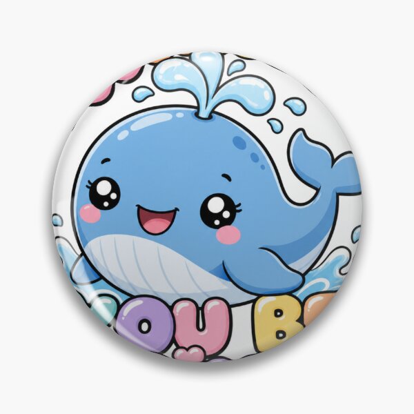 Item preview, Whale You Be Mine Cute Kawaii Whale designed and sold by BoosterShop.