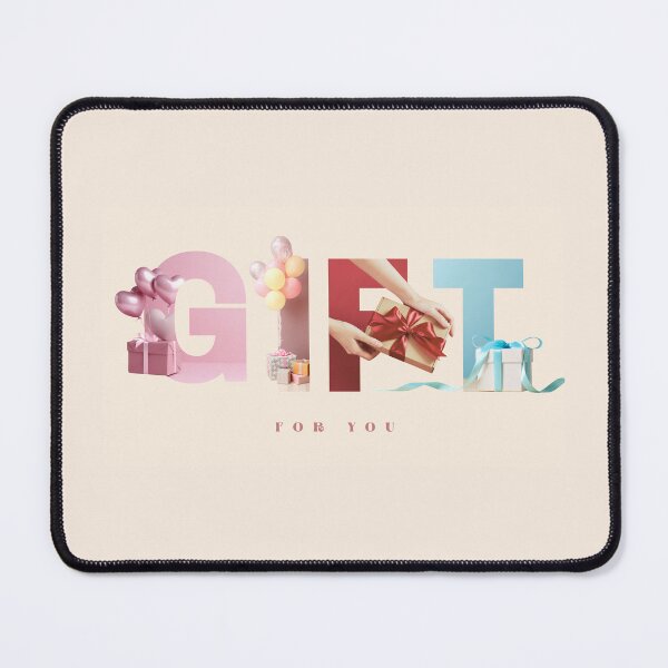 Item preview, Elegant Beige Soft Pastel Ribbon Gift Typography Art designed and sold by LoviqueLab.