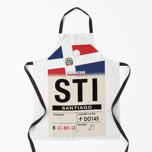 Item preview, Santiago (STI) Dominican Republic Airline Luggage Tag designed and sold by travelwitheric.
