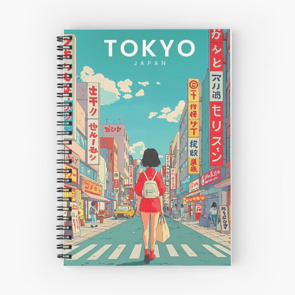 Item preview, Anime girl exploring Tokyo designed and sold by YChangShop.