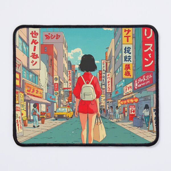 Item preview, Anime girl exploring Tokyo designed and sold by YChangShop.