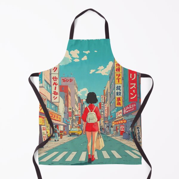 Item preview, Anime girl exploring Tokyo designed and sold by YChangShop.