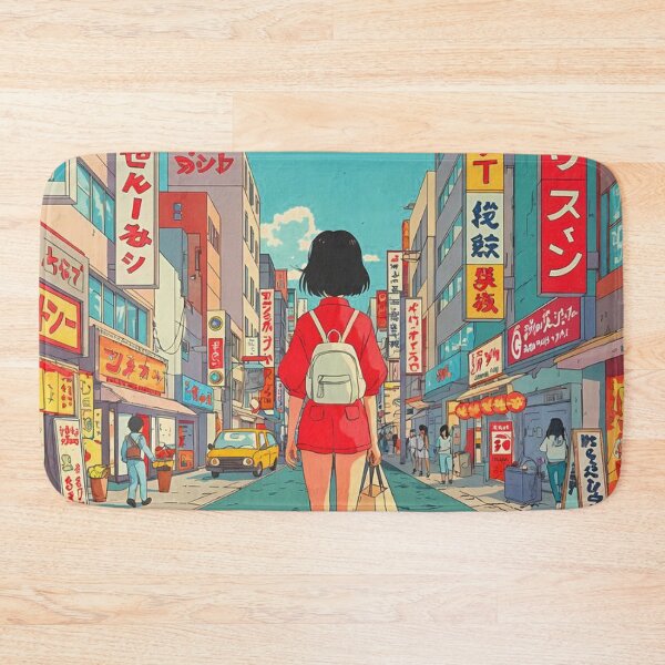 Item preview, Anime girl exploring Tokyo designed and sold by YChangShop.