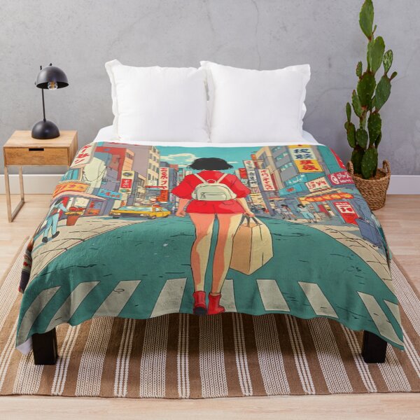 Item preview, Anime girl exploring Tokyo designed and sold by YChangShop.