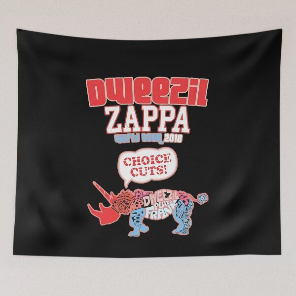 Item preview, Zappa Music Tour Graphic Rhino Art designed and sold by Odd-Nest-Studio.