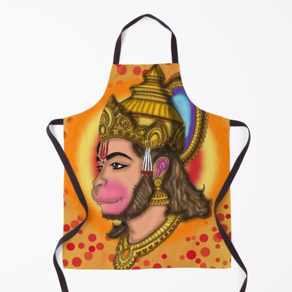 Item preview, Lord Hanuman Artwork | Powerful Hindu God Digital Painting Illustration designed and sold by Harshit_Digital_Arts.