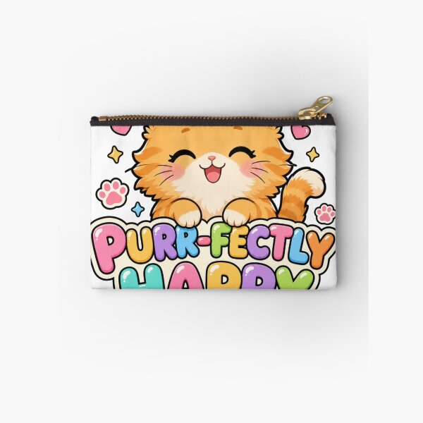 Item preview, Purr-fectly Happy Sweet Kawaii Cat designed and sold by BoosterShop.