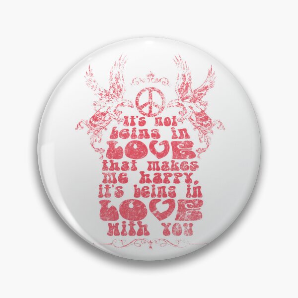 Item preview, In Love With You Retro Peace Graphic designed and sold by The secret storage room.