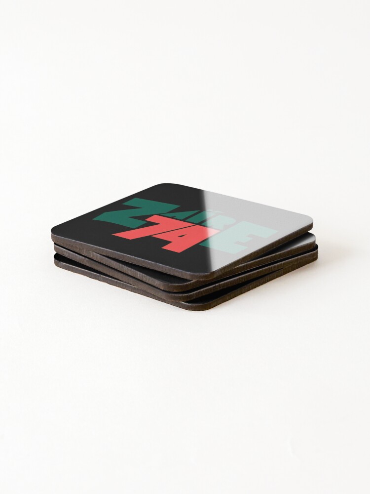 Thumbnail 4 of 5, Coasters (Set of 4), Abstract Block Lettering Numbers designed and sold by Odd-Nest-Studio.