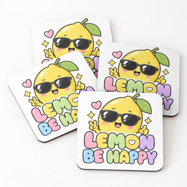 Item preview, Lemon Be Happy Sweet Kawaii Lemon designed and sold by BoosterShop.