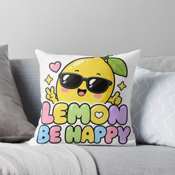 Item preview, Lemon Be Happy Sweet Kawaii Lemon designed and sold by BoosterShop.