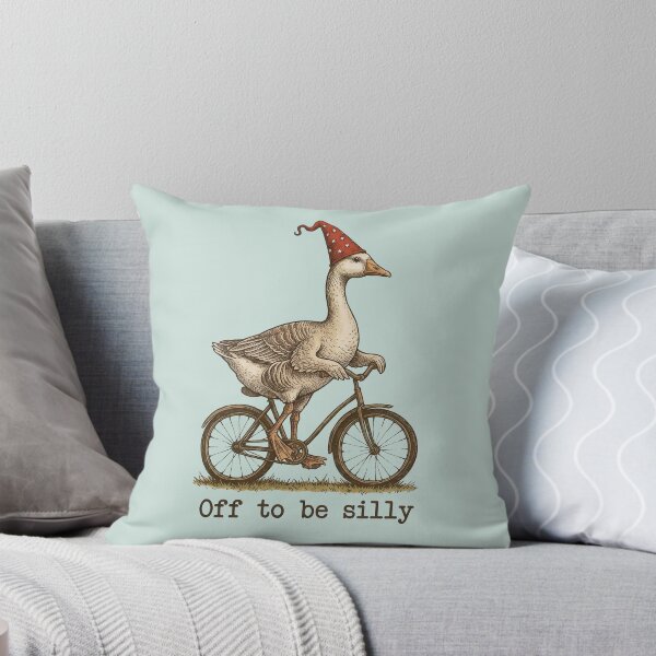 Item preview, Funny Goose on Wheels Off To Be Silly designed and sold by NosandEdgy.