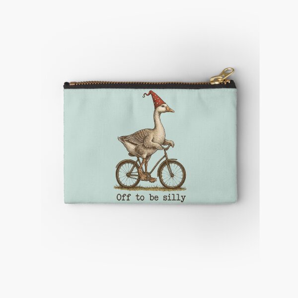 Item preview, Funny Goose on Wheels Off To Be Silly designed and sold by NosandEdgy.
