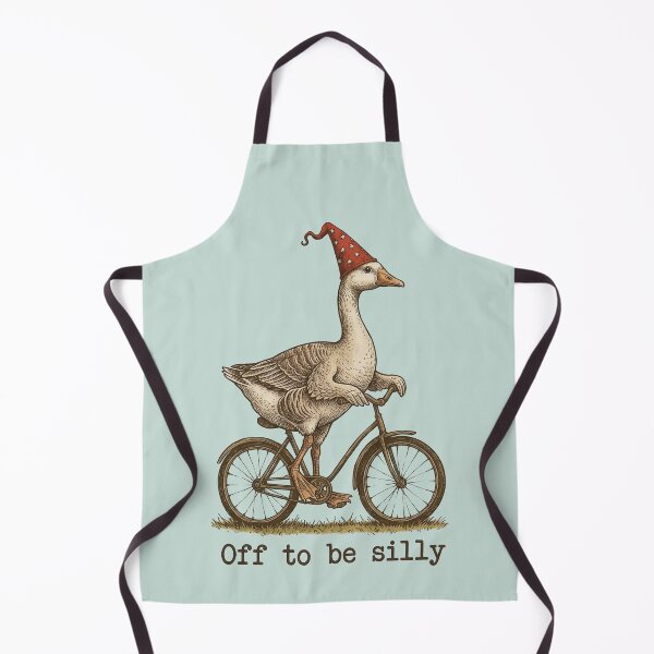 Item preview, Funny Goose on Wheels Off To Be Silly designed and sold by NosandEdgy.