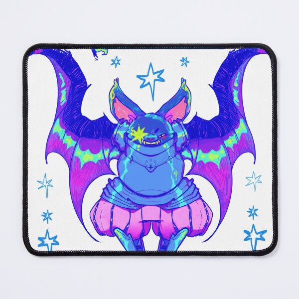 Item preview, Neon Fantasy Bat Knight Sword Illustration designed and sold by Saise-Chark.