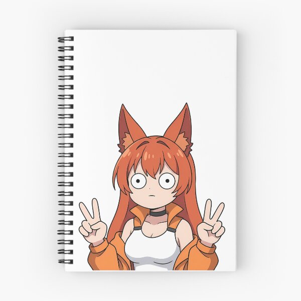 Item preview, Amelie Azazel Iruma Kun Orange Hair Fox Ears Peace designed and sold by earlobejerk.