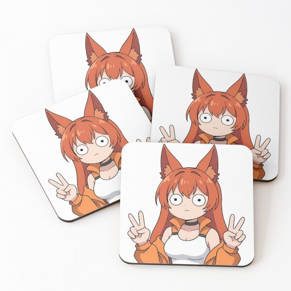 Item preview, Amelie Azazel Iruma Kun Orange Hair Fox Ears Peace designed and sold by earlobejerk.