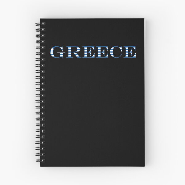 Item preview, Greece Country Name Typography Flag | Greek Text Inside Flag Design designed and sold by NTGUILTY.