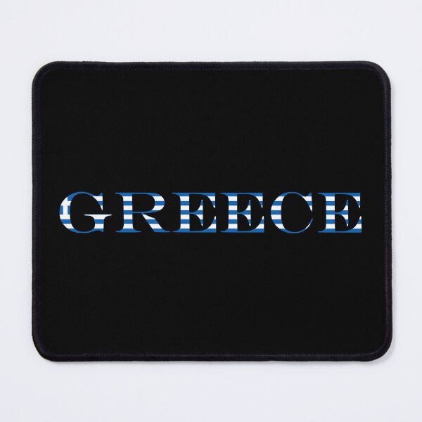 Item preview, Greece Country Name Typography Flag | Greek Text Inside Flag Design designed and sold by NTGUILTY.