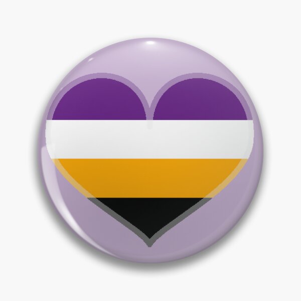 Item preview, Non-Binary Alt Pride Heart [Purple Edition] designed and sold by Roxzania.