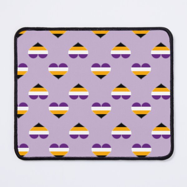 Item preview, Non-Binary Alt Pride Heart [Purple Edition] designed and sold by Roxzania.