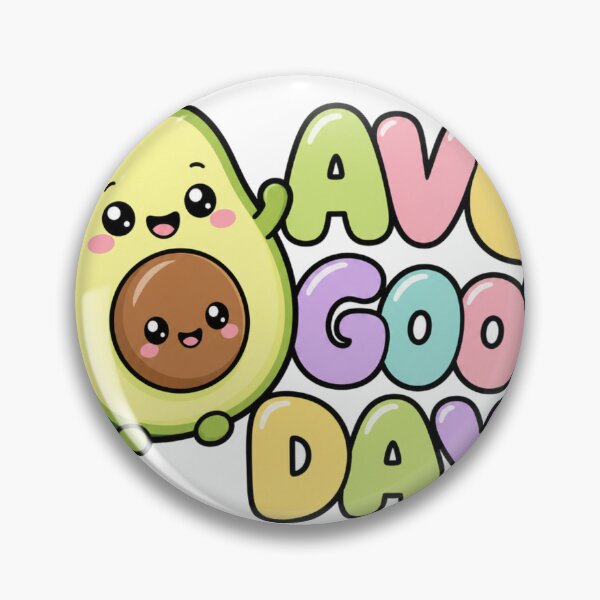 Item preview, Avo Good Day Sweet Kawaii Avocado designed and sold by BoosterShop.
