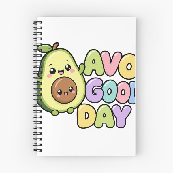 Item preview, Avo Good Day Sweet Kawaii Avocado designed and sold by BoosterShop.