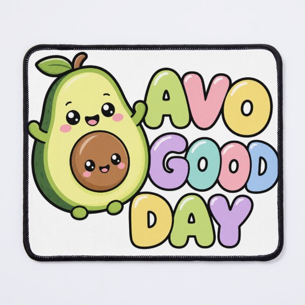 Item preview, Avo Good Day Sweet Kawaii Avocado designed and sold by BoosterShop.