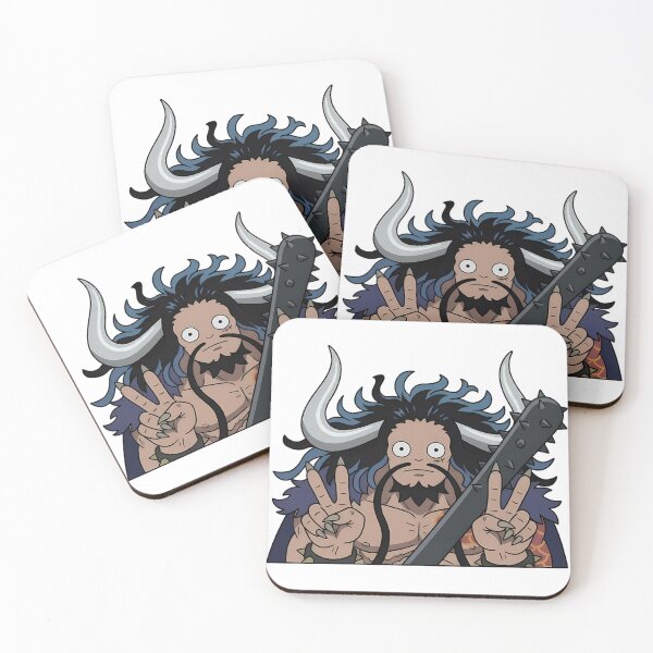 Item preview, Kaido One Piece Horned Warrior Double Peace designed and sold by earlobejerk.