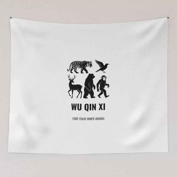 Item preview, WU QIN XI Five Animals Qigong T-Shirt, Sticker, Phone Case – Chinamaxxing Wellness Tee | Uncle Jichuan designed and sold by Uncle-Jichuan.