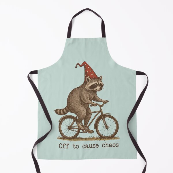 Item preview, Chaotic Raccoon Bicycle Adventure designed and sold by NosandEdgy.